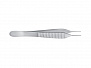 Пинцет хирургический Micro-Adson, 1x2-зубый, прямой, длина 15 см