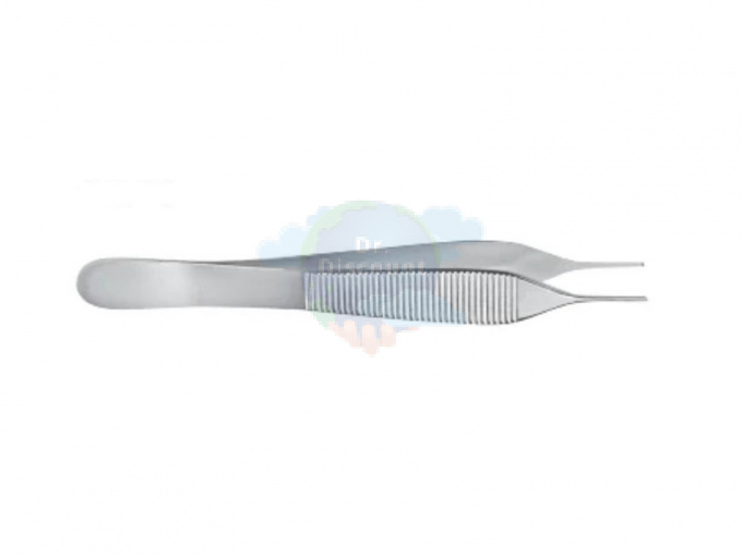 Пинцет хирургический Adson, 1x2-зубый, прямой, длина 15 см